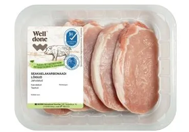 Cūkgaļas karbonāde šķēlēs WELL DONE 360g