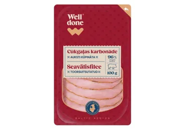 Seafilee külmsuitsut.WELL DONE,100g viil