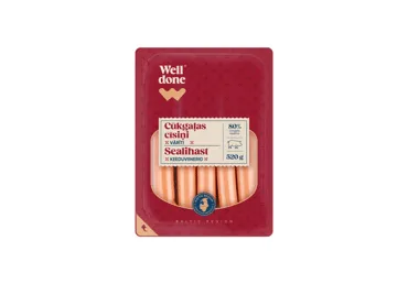 Cūkgaļas cīsiņi WELL DONE 520g