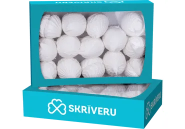 SKRĪVERU zefīrs ar vaniļas garšu 800g