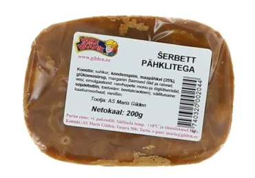Šerbett pähklitega VÄIKE VÄNIK 200g