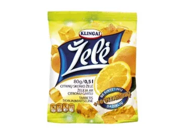 Sidrunimaitseline tarretis KLINGAI 80g