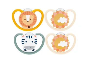 Silikoonlutt NUK Space 6-18k 2tk