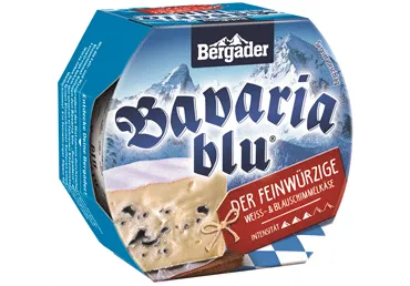 Sini-valgehall.juust Bavaria Blu, 150g