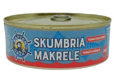 Skumbria tomatikastmes, KAPTEN GRANT, 240 g
