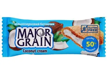 Snäkid kookoskreem gl.v.Major Grain 40g