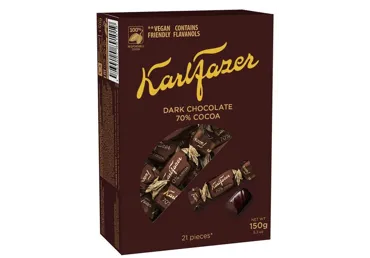 Šok.kompv. KARL FAZER Dark 70% 150g