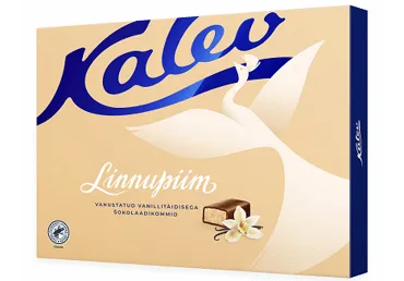 Šok.kompvek Linnupiim KALEV vanilli.136g