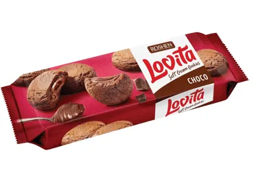 Šok.küps.pehme täidis.ROSHEN Lovita 127g