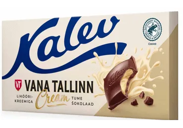 Šokolaad Vana Tallinn Cream, KALEV, 104 g