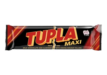 Šokolādes batoniņš piena ar mandelēm Maxi 50g, Tupla