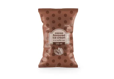 Saldējums MIO&RIO kakao vafeļu glāzītē 65g