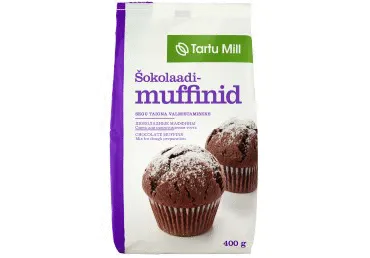 Šokolaadimuffinid TARTU MILL 400g