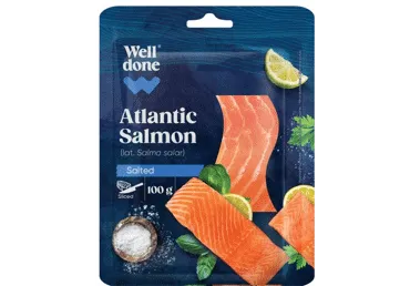 Soolalõhefilee viilud WELL DONE, 100g
