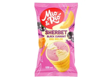 Šerbets MIO&RIO meloņu-upeņu 73g