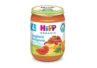 Spagetid Bolognese HIPP BIO 190g,4k