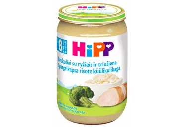 Sparg.kapsa risotto küülikul.HIPP 220g8k