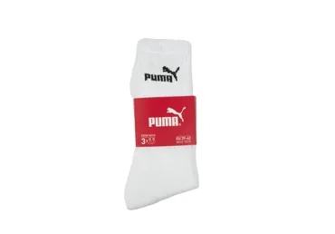 Spordisokid PUMA 35-38 pikk, valge 3p