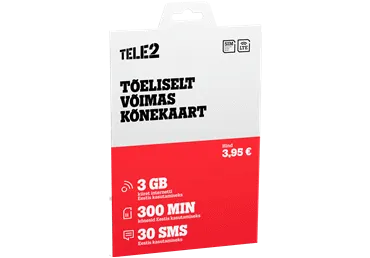 Stardikomplekt TELE 2 3.95€
