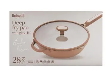 Sügav pann kaanega UNIWELL 28cm