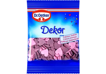 Suhkrust südamekesed DR.OETKER 10g