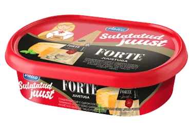 Sulatatud juust Forte juustu Valio 185g
