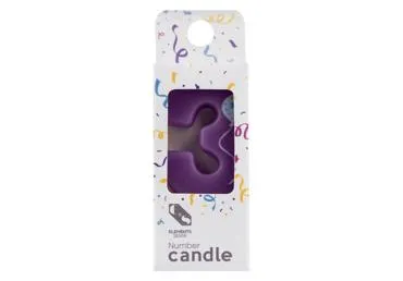 Dzimšanas dienas svece 3 ELEMENTS SENSE 2krāsas 