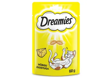Suupiste kassidele DREAMIES juustuga 60g