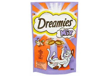 Suupiste kassidele DREAMIES kana-part60g