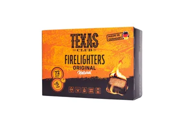 Süütekuubikud TEXAS CLUB 72tk, pakk, ECO