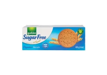 Cepumi GULLON Digestive bez cukura 400g