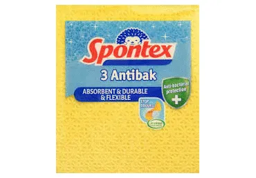 Svammlapp SPONTEX Antibakteriaalne 3tk