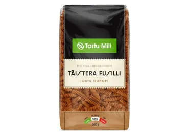 Täistera makar.Fusilli TARTU MILL 500g