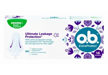 Tampoonid Extra Protect super, O.B., 16 tk