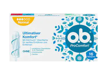Tampoonid Pro Comfort Normal, O.B., 16 tk
