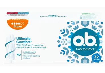 Tampoonid Pro Comfort Super, O.B., 32 tk