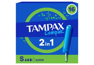 Tamponi Tampax compak super 16gb