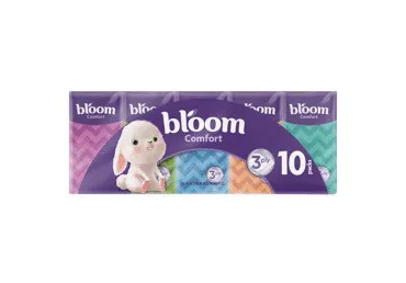 Taskurätikud BLOOM Comfort 3kih 10pk