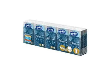 Taskurätikud GRITE Blossom 3kih, 10x10tk
