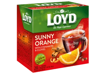 Zāļu tēja LOYD ar pikantu apelsīnu 20x2g