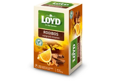Tēja Rooibos LOYD ar apelsīnu un kanēli 20x2g