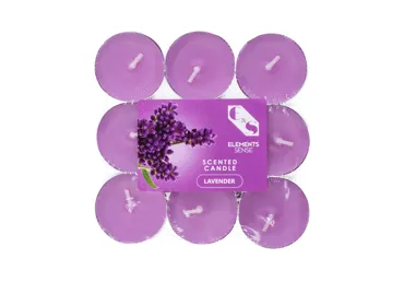 Teeküünlad ELEMENTS Lavender 9tk
