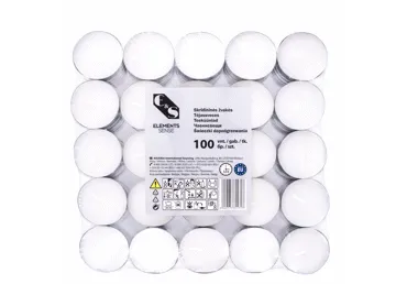 Tējas sveces 100gab.