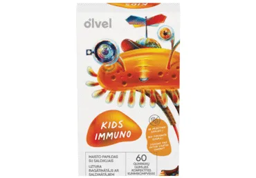 Toidulisand lastele OLVEL Immuno 60tk