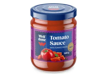 Tomatikaste tom.tükk.WELLDONE 500g