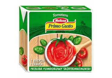 Tomatipüree MELISSA basiil.ja sibul.500g
