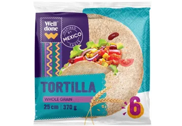 Tortiljad täistera.WELL DONE  6tk,370g
