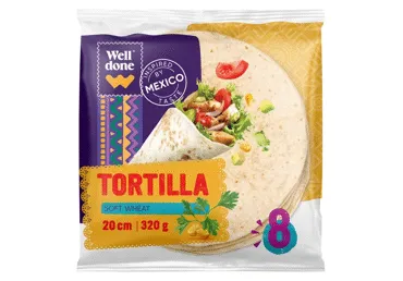 Tortiljad WELL DONE  8tk,320g