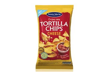 Čipsi kukurūzas Santa Maria ar sieru 185g