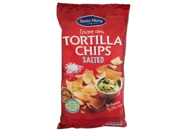 Kukurūzas čipsi ar sāli 475g, Santa Maria